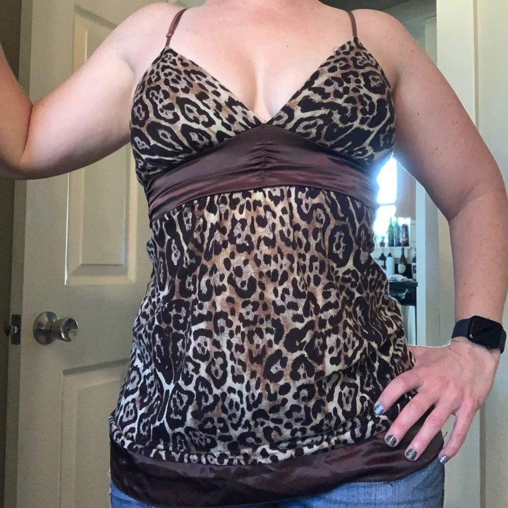 Animal print top - Picture 1 of 4